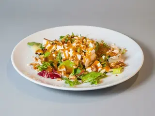 Ensalada de queso de cabra