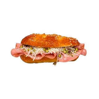 Brioche Gourmet mozzarella y mango