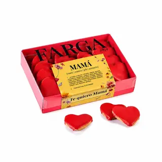 Corazones Frambuesa