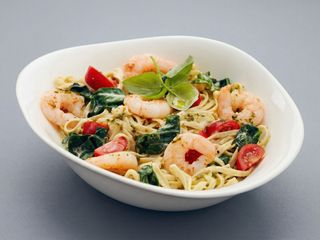 Pasta Gamberetti E Spinaci