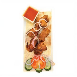BROCHETAS DEL CUELLO DE CERDO,350 gr