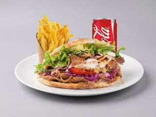 Menu kebab carne ,pollo o mixto