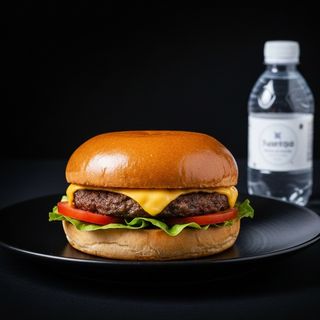 Menú infantil Hamburguesa con queso