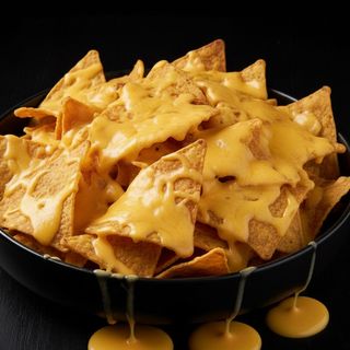 Nachos Con Salsa De Queso