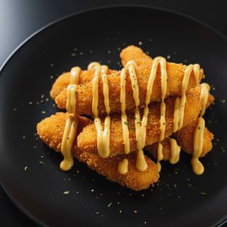 Crujientes De Pollo  con mostaza y miel