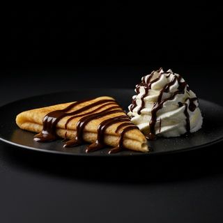 Crepe De Chocolate y nata