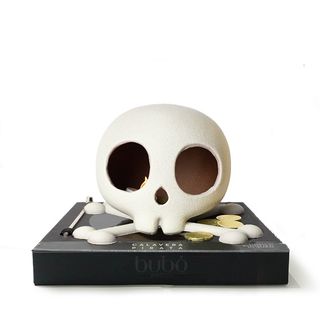 Mona Calavera Pirata blanca