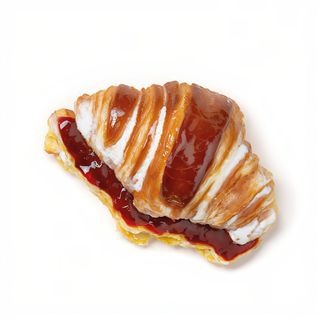 Croissant Mermelada de fresa