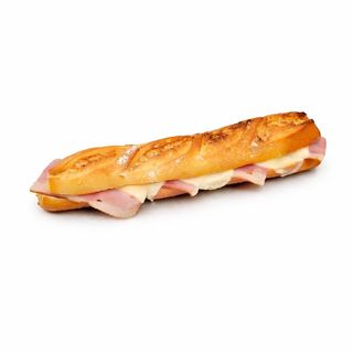 Bocadillo Caliente de Bacon y Queso