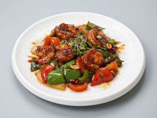 Langostinos Kung Pao