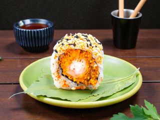 Spicy Gamba Roll (8 Uds.)