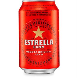 Estrella damm lata 330ml