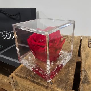 Rojo Cube  Premium con aroma a rosas