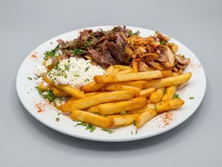 Pizza (30 Cm.) Y 1 Plato Kebab