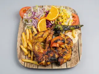Chicken Tandoori Muslo De Pollo Cocido Por Carbón