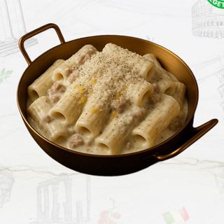 Queso Crema y Salciccia italiana