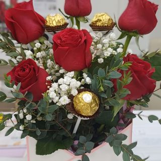 CARTA DE AMOR 6 ROSAS