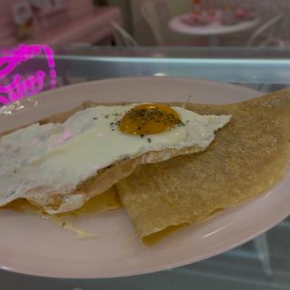 Crepe York queso y huevo 