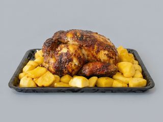 Pollo Asado Con Patatas (Ración)