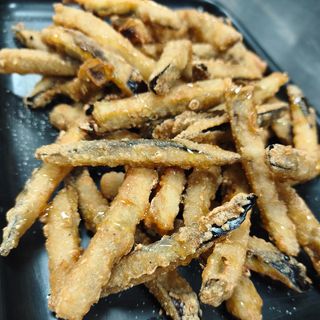 Berenjena En Tempura Con Miel