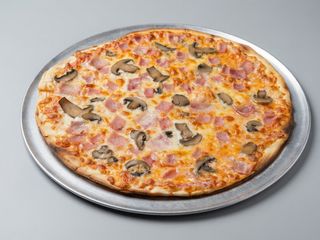 Pizza Caprichosa (jamon York y champiñones)