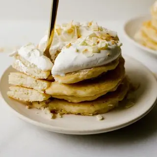 Pancakes for lovers by Samantha - Coco y mantequilla de cacahuete