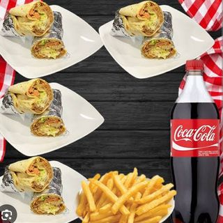 (4und)Rollo +Patatas+Refresco 2L