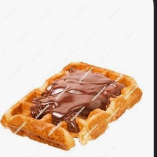 Gofre con chocolate