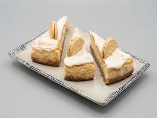 Tarta de queso Oreo blanco