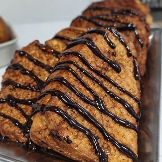 Torrijas Pan Brioche con chocolate