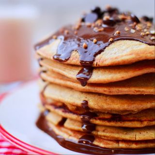 Tortitas con chocolate