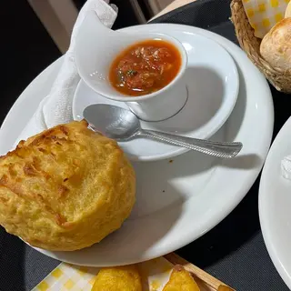 Papa rellena de Pollo