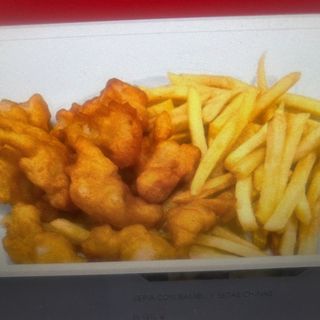 86 - Sepia frita con patatas fritas