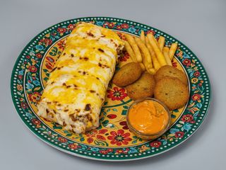 MENU TACO FALAFEL GRATINADO ESPECIAL