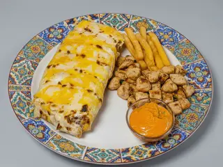 MENU TACO PECHUGA DE POLLO GRATINADO ESPECIAL