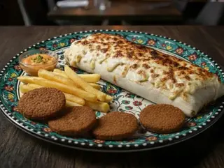 MENU TACO FALAFEL GRATINADO