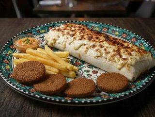 MENU TACO FALAFEL GRATINADO