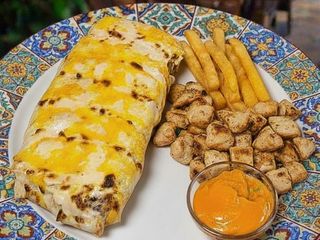 MENU TACO PECHUGA DE POLLO GRATINADO ESPECIAL