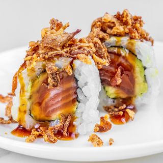 Salmon cebolla roll 8uds