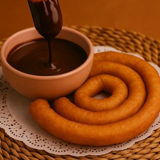 Menú Porras Con Chocolate Artesanal