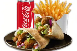 Menú Durum kebab falafel (cerrado)
