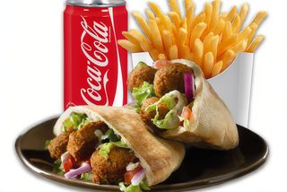 Menú Durum kebab falafel (cerrado)