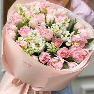 'Primavera Perfection' Pink Tulip Bouquet
