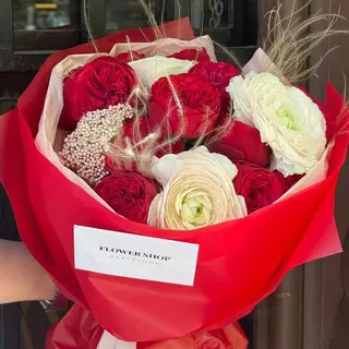 Sant Jordi Flame Bouquet