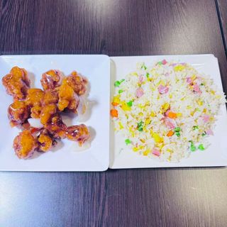 Combo Cerdo agridulce + arroz frito