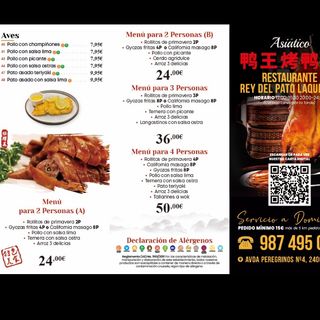 Pollo con salsa Thai