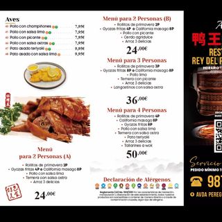 Langostinos con curry