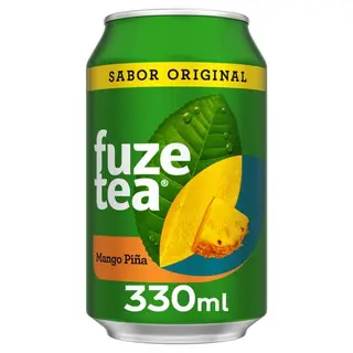 Fuze Tea Mango Piña lata 330ml.