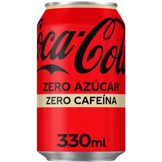 Lata de cocacola zero zero de 330ml