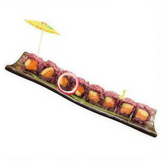 143. Roll Negro De Salmón (8 Pzs.)